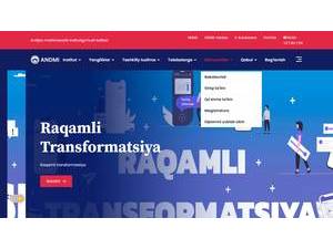 Andijon Mashinasozlik Instituti's official website homepage screenshot