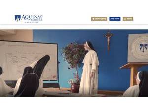 Aquinas College, Tennessee's official website homepage screenshot