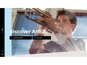 ArtEZ University of the Arts's official website homepage screenshot