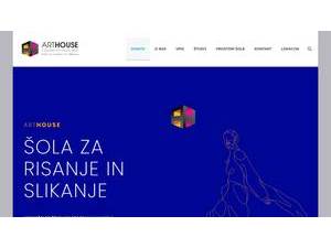 Arthouse - College for Visual Arts's official website homepage screenshot