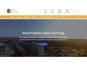 Asia Pacific College's official website homepage screenshot