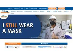 Australian University of Kuwait's official website homepage screenshot