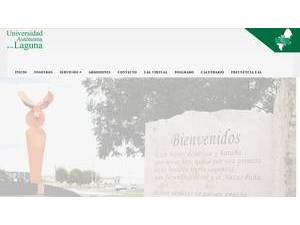 Autonomous University of La Laguna's official website homepage screenshot