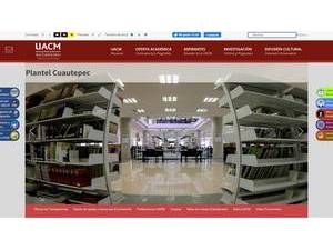 Autonomous University of Mexico City's official website homepage screenshot