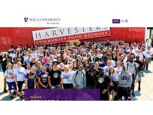 Avila University's official website homepage screenshot