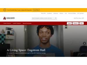 Azusa Pacific University's official website homepage screenshot