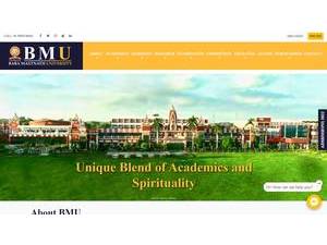 Baba Mastnath University's official website homepage screenshot