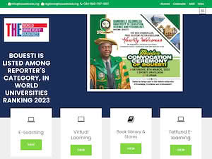 Bamidele Olumilua University of Education, Science and Technology, Ikere-Ekiti's official website homepage screenshot