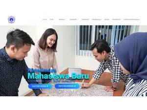 Batik Islamic University's official website homepage screenshot