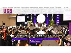 Bayamón Central University's official website homepage screenshot