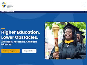Benjamin Franklin Cummings Institute of Technology's official website homepage screenshot