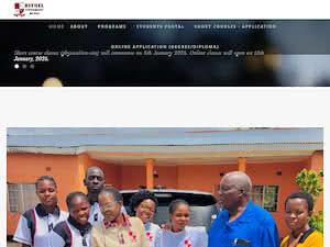 Bethel University, Zambia's official website homepage screenshot