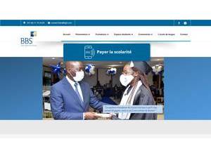 BGFI Business School's official website homepage screenshot