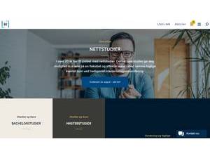 BI Norwegian Business School's official website homepage screenshot
