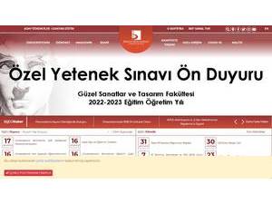 Bilecik Şeyh Edebali Üniversitesi's official website homepage screenshot