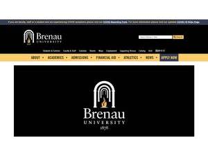 Brenau University's official website homepage screenshot