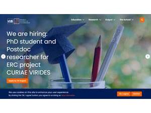 Brussels School of Governance's official website homepage screenshot