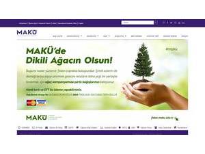 Burdur Mehmet Akif Ersoy University's official website homepage screenshot