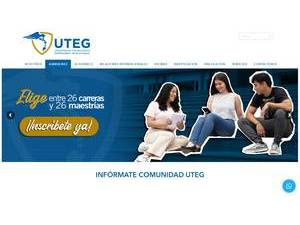 Business and Technological University of Guayaquil's official website homepage screenshot