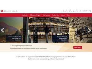 California State University Channel Islands's official website homepage screenshot