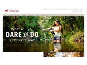 California State University, Chico's official website homepage screenshot