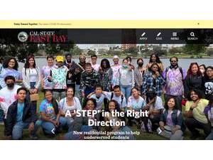 California State University, East Bay's official website homepage screenshot