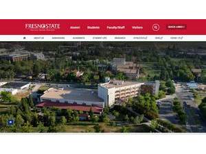 California State University, Fresno's official website homepage screenshot