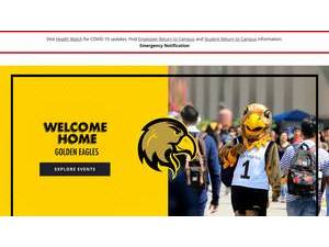 California State University, Los Angeles's official website homepage screenshot