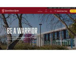 California State University, Stanislaus's official website homepage screenshot
