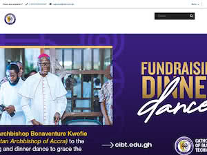 Catholic Institute of Business and Technology's official website homepage screenshot