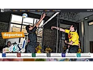 Catholic University of Cuyo's official website homepage screenshot