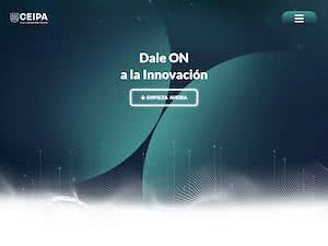 Ceipa University Foundation's official website homepage screenshot