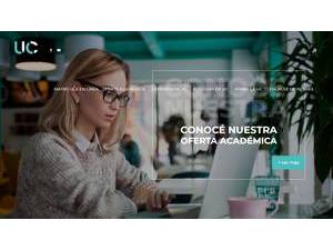 Central University, Costa Rica's official website homepage screenshot