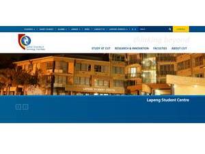 Central University of Technology's official website homepage screenshot
