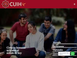 Centro Universitario de Integración Humanística A.C.'s official website homepage screenshot