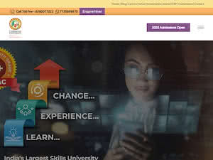 Centurion University of Technology and Management's official website homepage screenshot