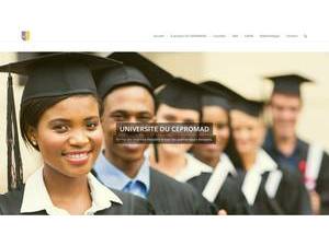 Cepromad University's official website homepage screenshot