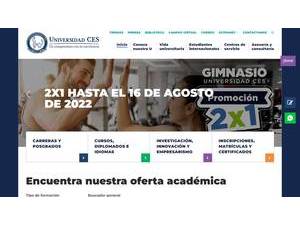 CES University's official website homepage screenshot