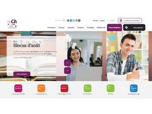 Charlemagne University College's official website homepage screenshot