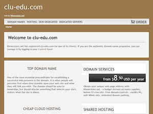 Chenla University's official website homepage screenshot