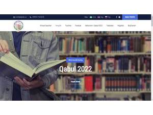 Chirchiq State Pedagogical University's official website homepage screenshot