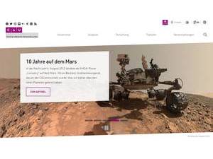 Christian-Albrechts-Universität zu Kiel's official website homepage screenshot