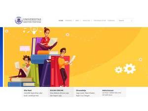 Christian University of Tentena's official website homepage screenshot