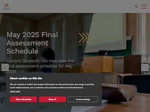 Coláiste Phádraig, Maigh Nuad's official website homepage screenshot