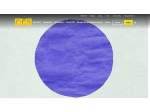College for Creative Studies's official website homepage screenshot