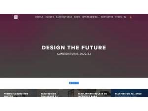 College of Arts and Design's official website homepage screenshot