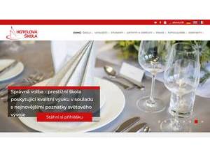 College of Business and Hotel Management's official website homepage screenshot