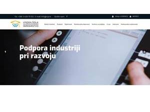 College of Industrial Engineering's official website homepage screenshot