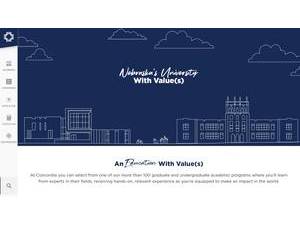 Concordia University, Nebraska's official website homepage screenshot