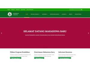 Cordova University's official website homepage screenshot